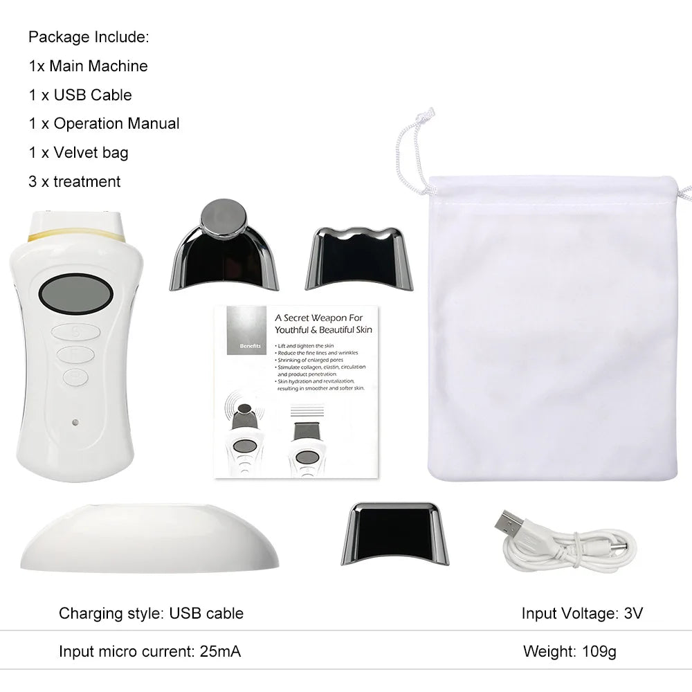 Microcurrent Face Lift Machine Skin Rejuvenation Lifting Tightening Anti-Wrinkle Galvanic Beauty Care Micocurrents Facial Device