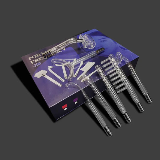High Frequency Facial Wand For Hair Face Anti Aging Therapy Acne Tool Neon+Argon Wands Skin Beauty (no handle)