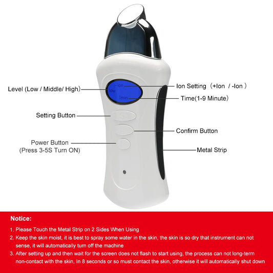 Microcurrent Face Lift Machine Skin Rejuvenation Lifting Tightening Anti-Wrinkle Galvanic Beauty Care Micocurrents Facial Device