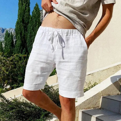 Men's Cotton Shorts Pants Male Summer Breathable Solid Color Short Trousers Fitness Streetwear S-3XL 1PC