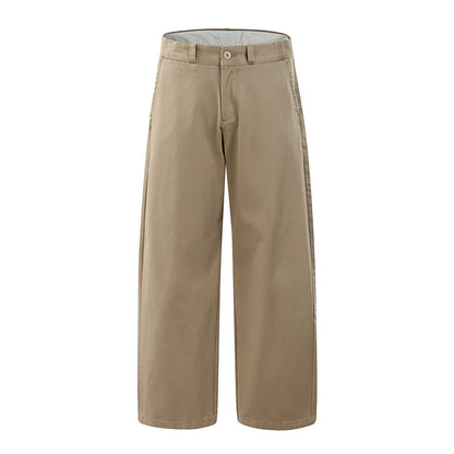 2026 Spring Summer New 100% Cotton Casual Straight Trousers for Men Clothing Soft Comfort Linen Male Pants LX6032